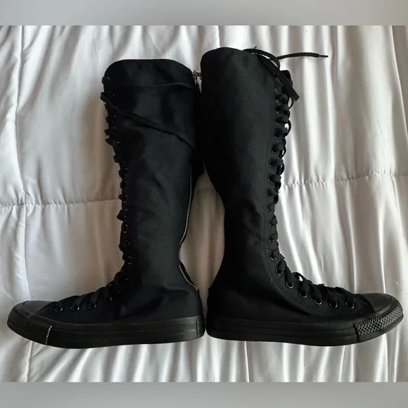 Converse Chuck Taylor All Star XXHi 7.5
Women/5.5 Men Black Knee Hi Punk Grunge - Picture 10 of 13